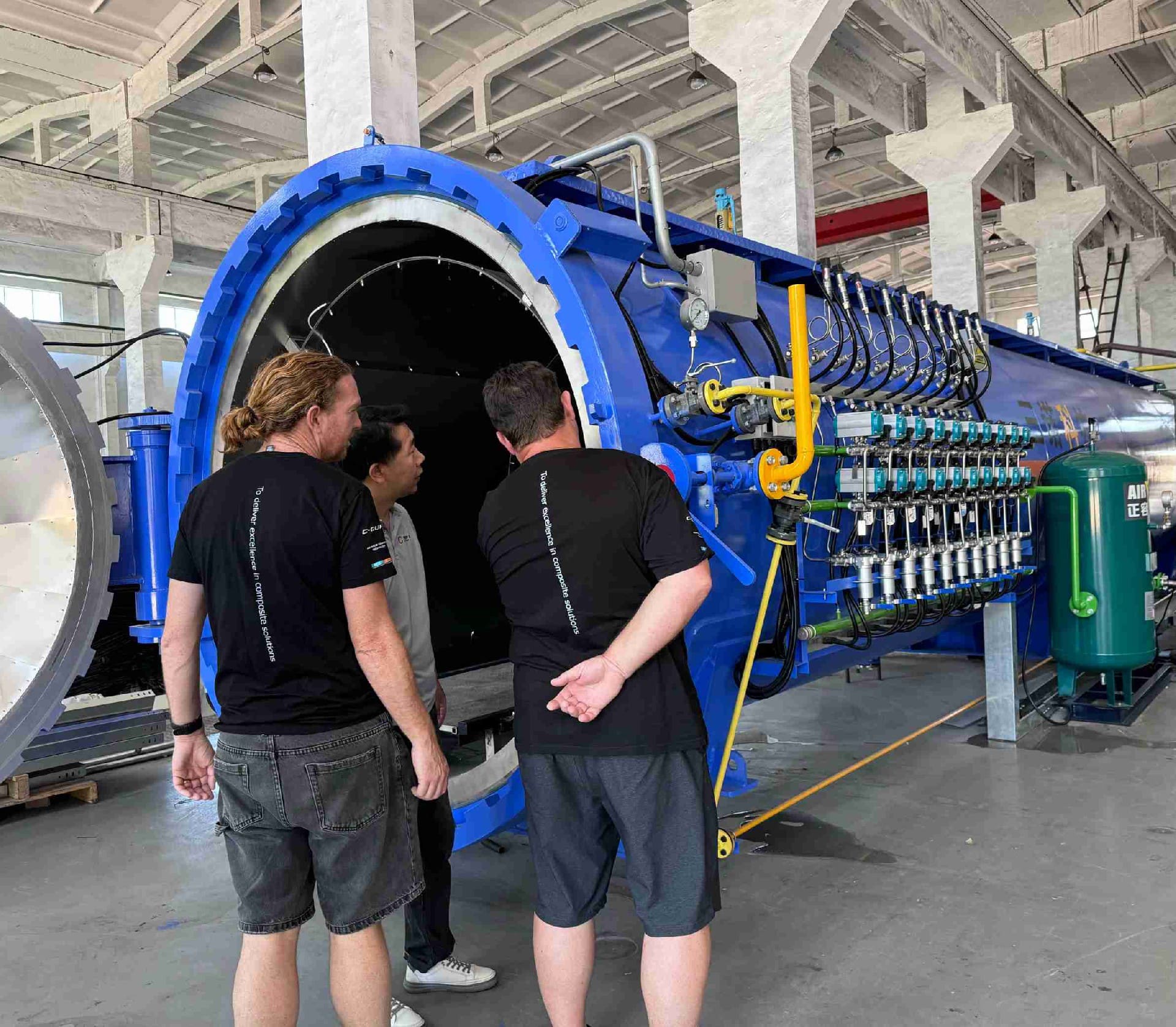 عملاء من نيوزيلندا يزورون شركة تشانغتشو سينوماك للتكنولوجيا لفحص المعدات