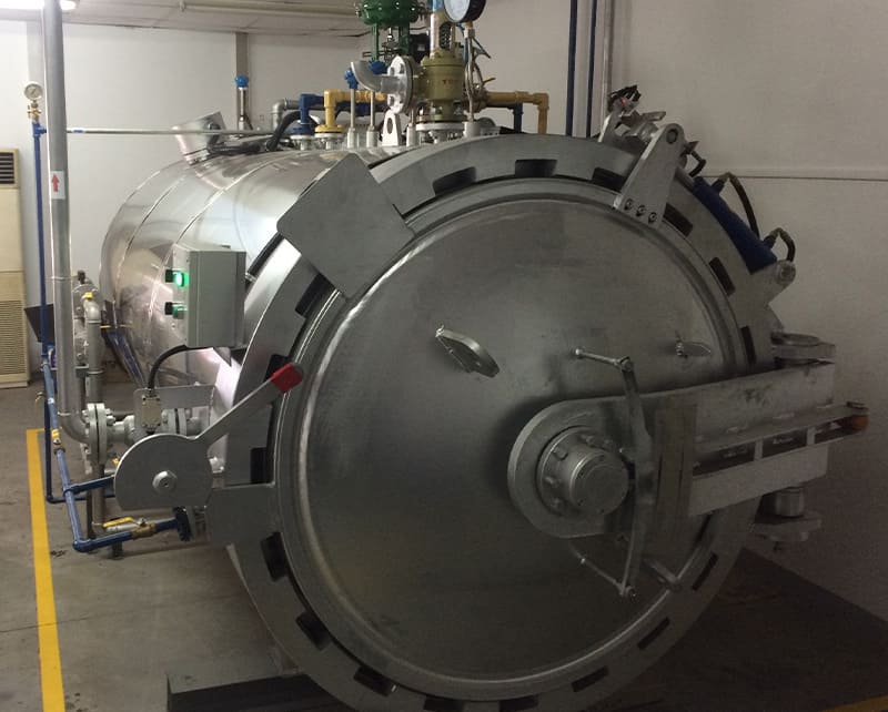Glass Autoclave for Japanese Customer