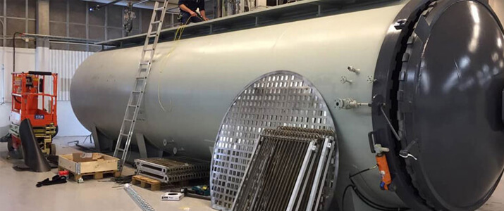 تركيب وتحديث وتعديل خزانات الضغط العالي