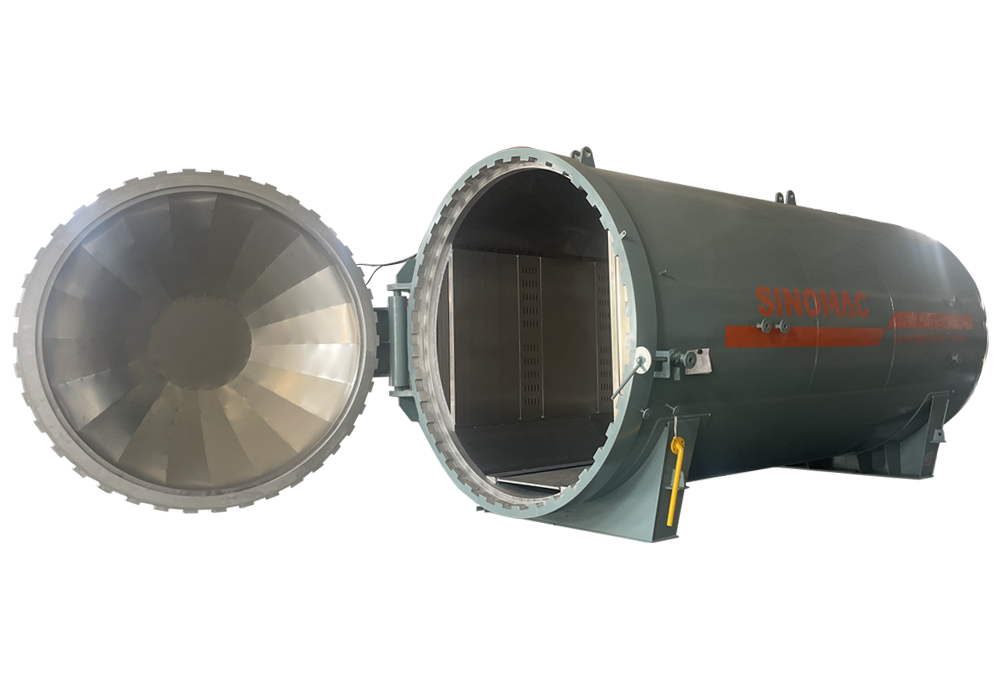 الأوتوكلاف لشیشه الأمان للبناء من SINOMAC